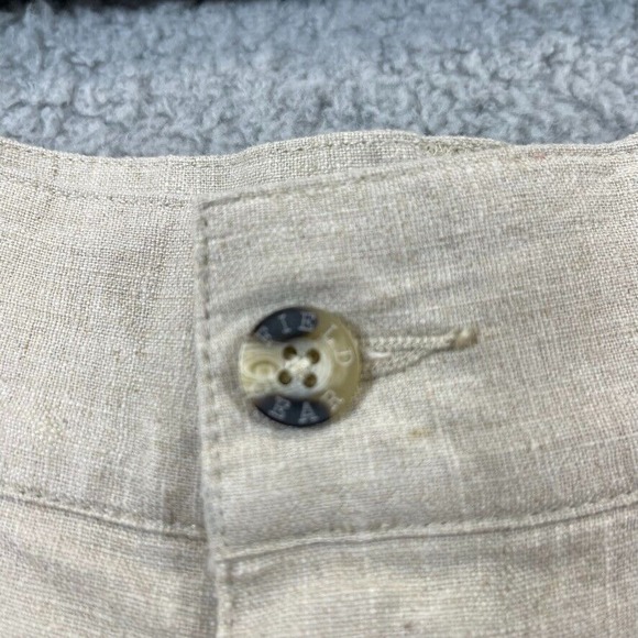 FIELD GEAR Shorts Size 12‎ Vintage Light Tan Shorts Linen Blend New - Picture 5 of 13